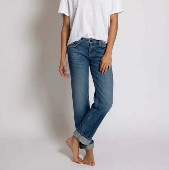 ASKK NY Cool Cat straight leg mid rise jeans NWT size 34 non-stretch Flashback - Picture 2 of 14